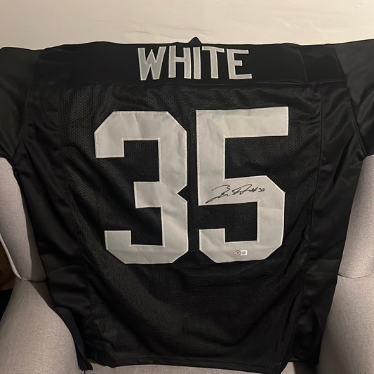 Zamir White Autographed Custom Jersey