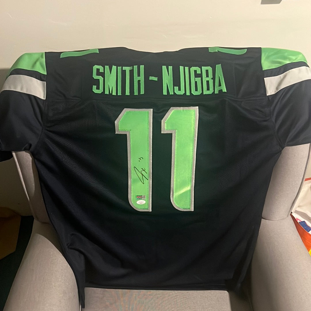 Authentic Signed Jaxson Smith-Njigba Custom Jersey