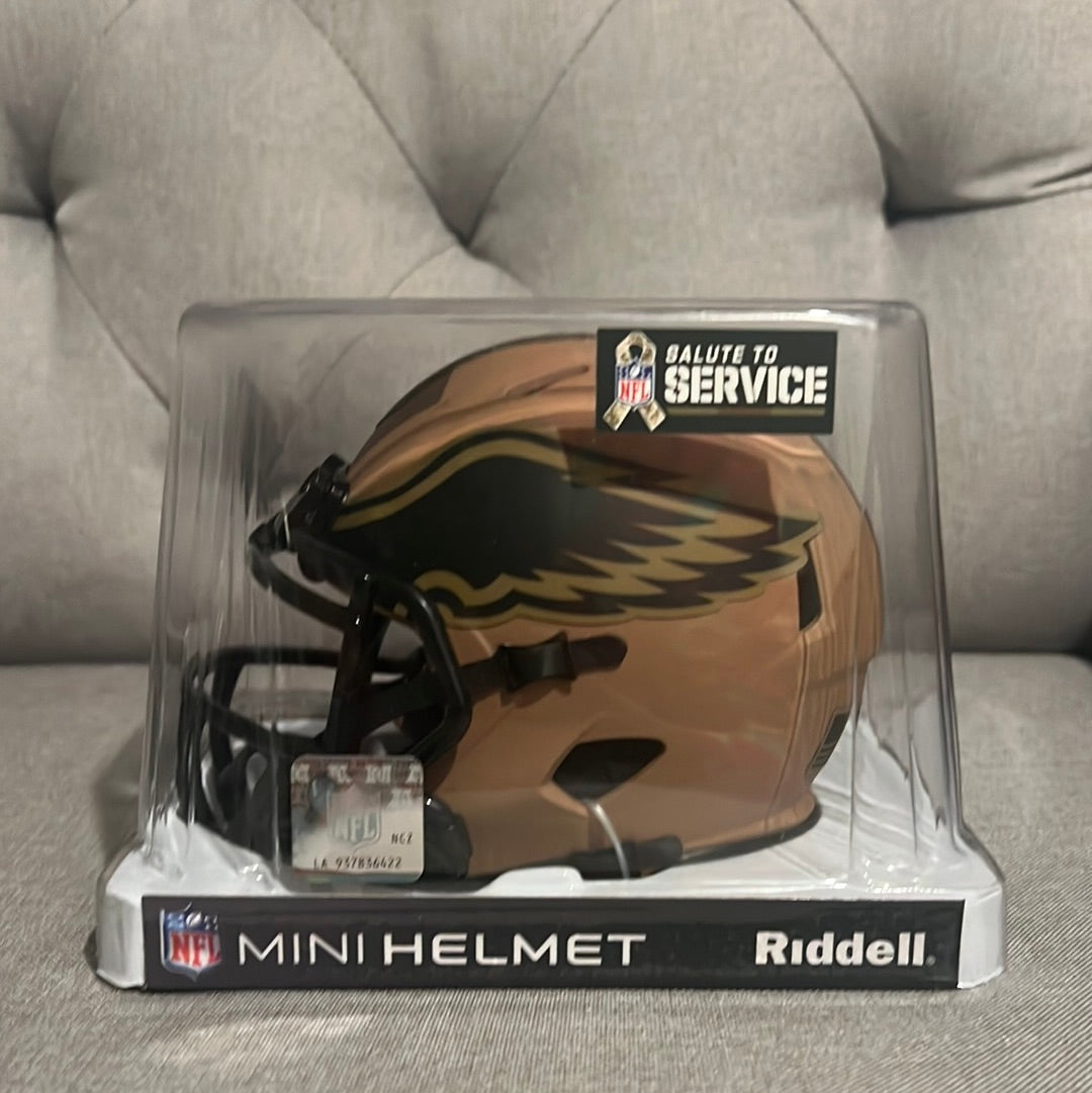 Donovan McNabb & Desean Jackson signed mini helmet