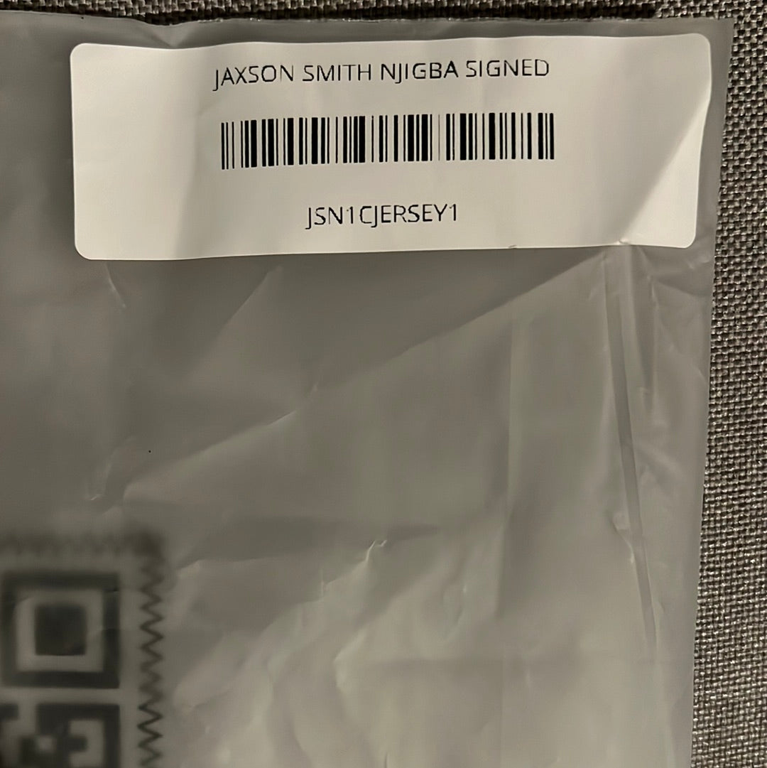 Authentic Signed Jaxson Smith-Njigba Custom Jersey