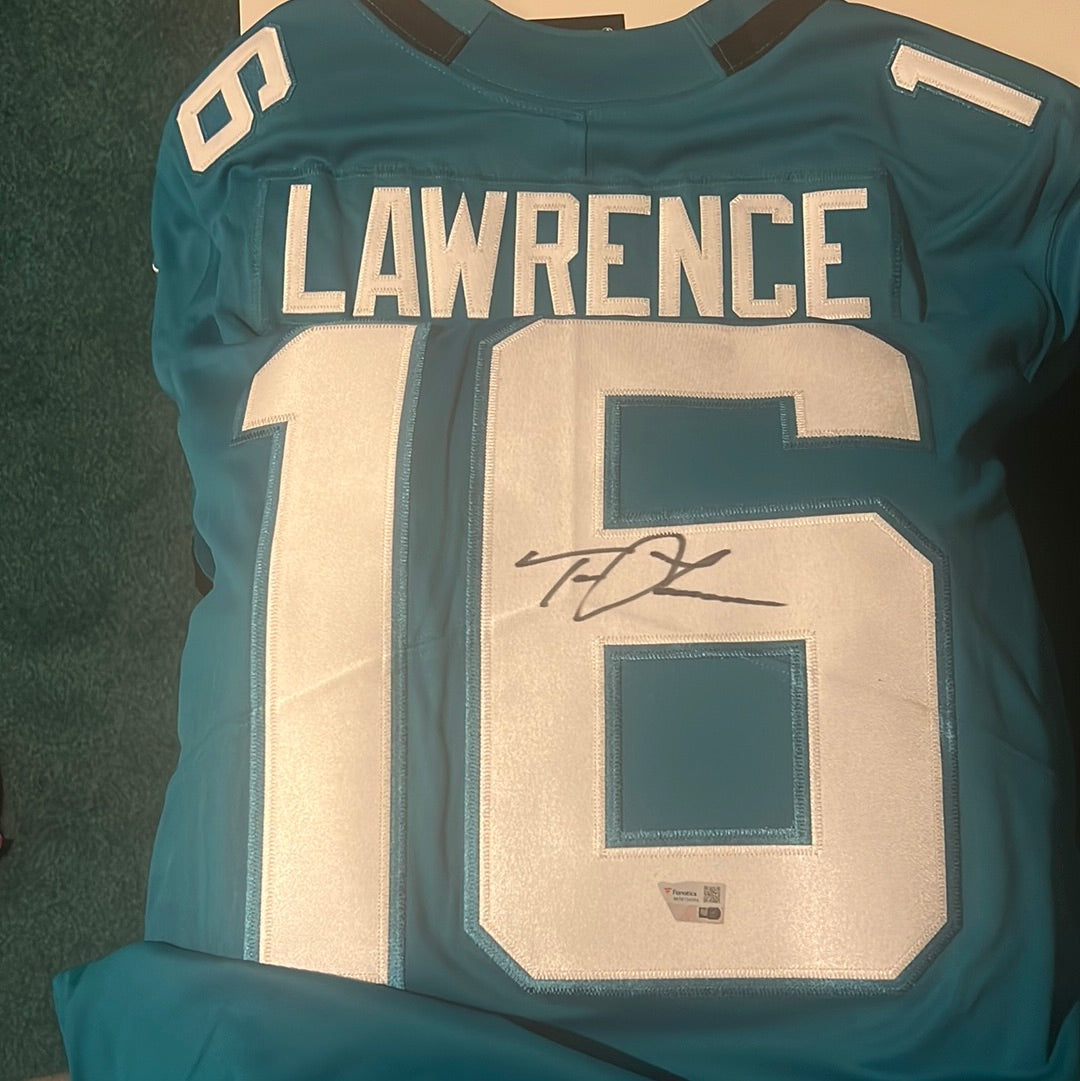 Nike Authentic Signed Trevor Lawrence Jersey